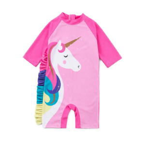 Combinaison bain maillot licorne