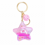 Petit porte clef licorne en étoile