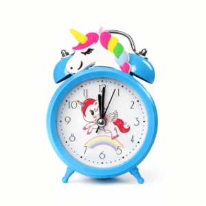 Reveil enfant avec tête de licorne