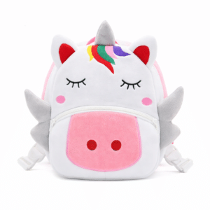 Mini sac a dos licorne blanc enfant