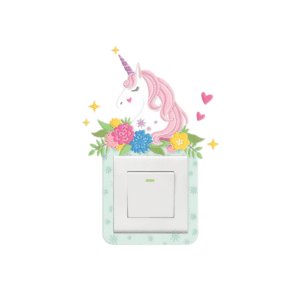Stickers interrupteur licorne​