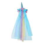 Serre tête licorne fille voile en tulle1