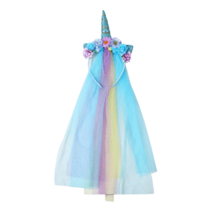 Serre tête licorne fille voile en tulle