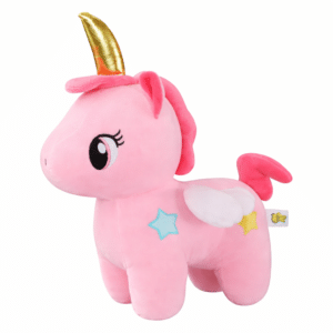 Peluche licorne enfant rose