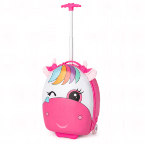 Mini valise licorne​ rose et blanche fille