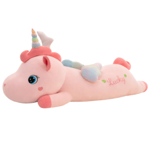 Coussin peluche licorne​