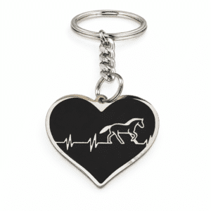 Porte clef licorne coeur ligne de vie