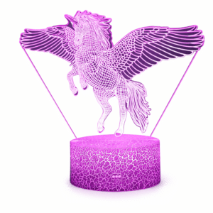 Lampe licorne 3D