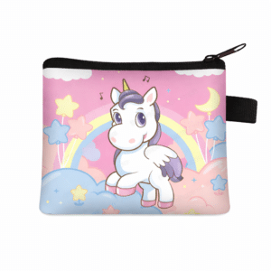 Petit porte monnaie licorne fille