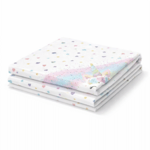 Nappe licorne anniversaire enfant blanche