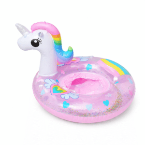 Bouée piscine licorne​ enfant rose