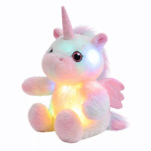 Peluche licorne enfant lumineuse