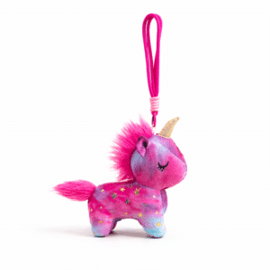Porte clef licorne peluche étoile