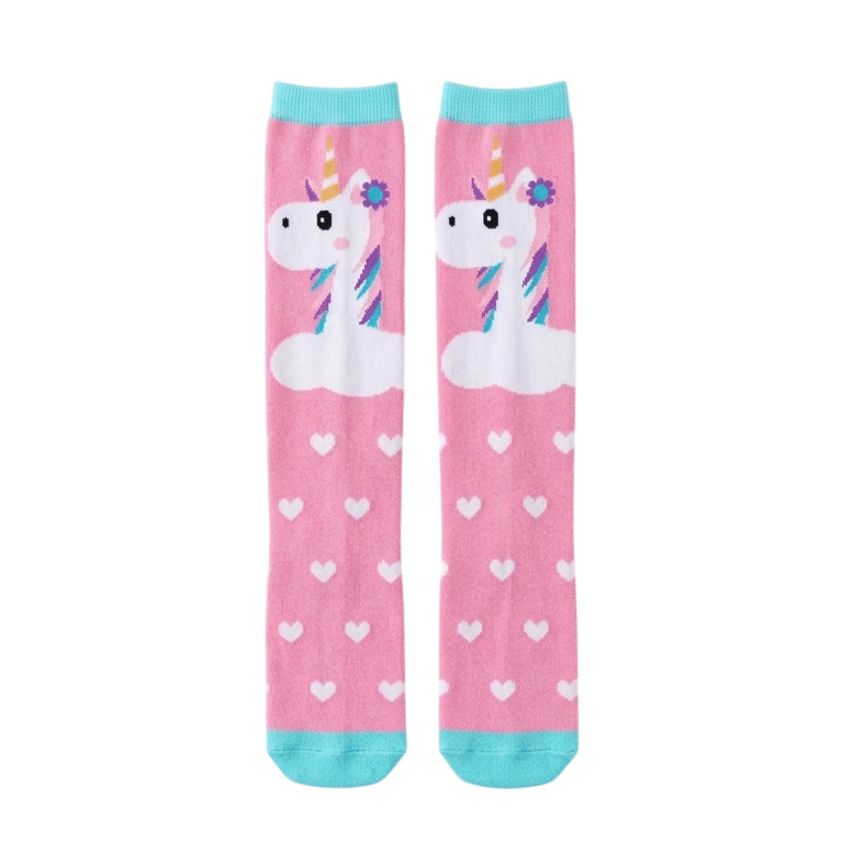 Chaussette haute licorne​ enfant1