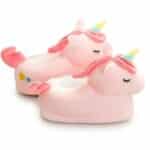 Chausson licorne rose1