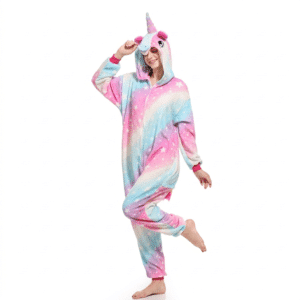 Déguisement licorne multicolore femme