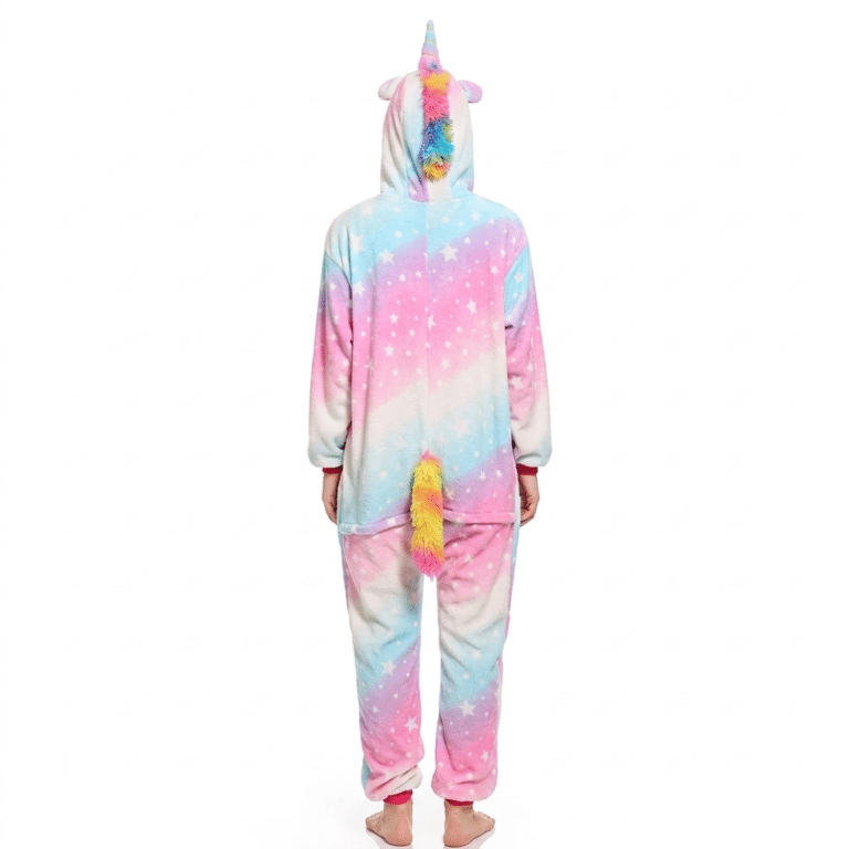 Déguisement licorne multicolore2