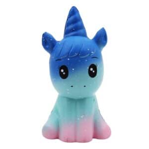 Squishy licorne​ bleu