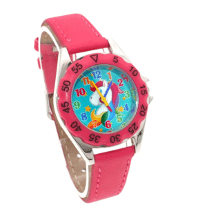 Montre enfant licorne rouge