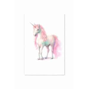 Affiche chambre licorne peinture