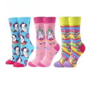 Chaussettes licorne femme​ (lot de 3)