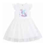 Robe licorne enfant blanche