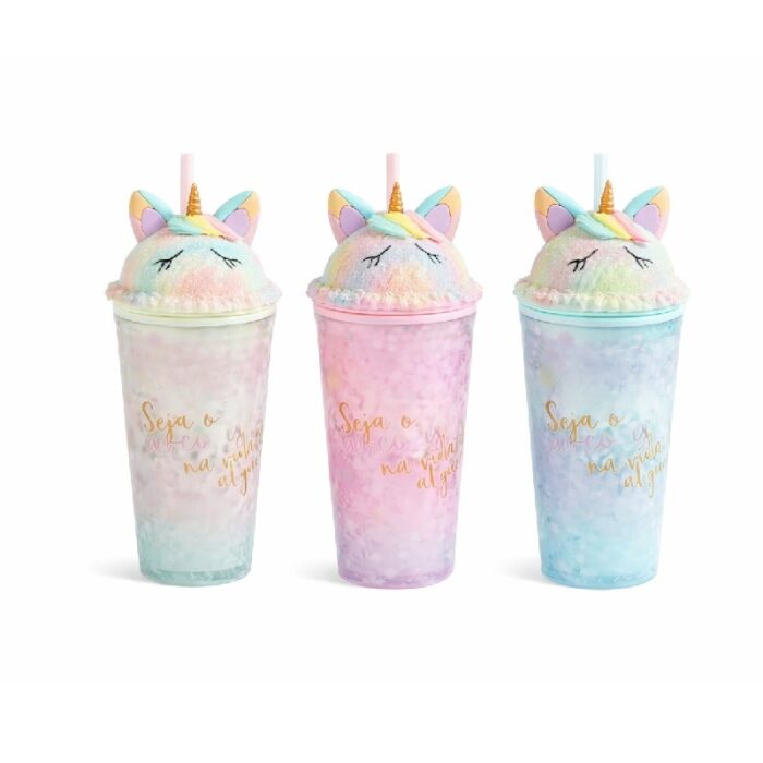 Gourde licorne avec paille​1