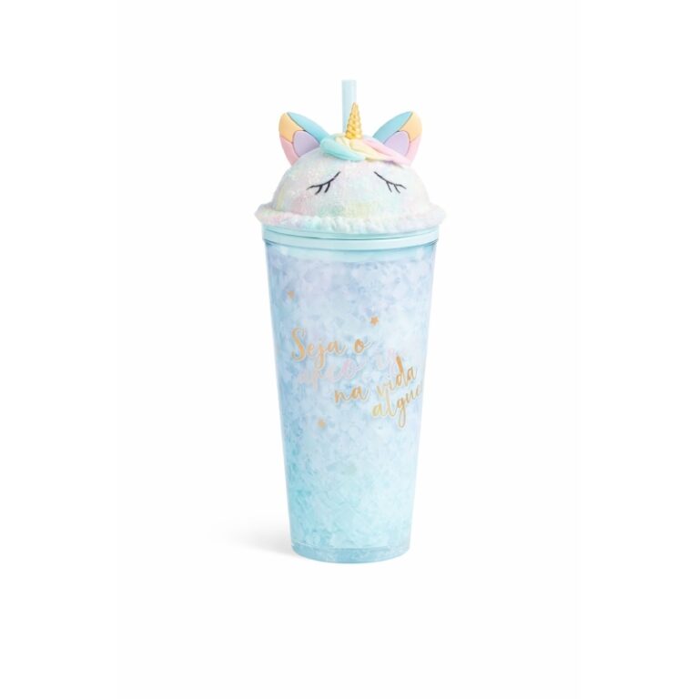 Gourde licorne avec paille​3