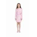 Peignoir rose licorne​ enfant2