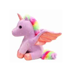 Mini peluche en forme de licorne violette