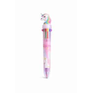 Stylo bille licorne 6 couleurs