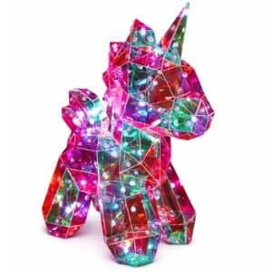 Lampe deco licorne origami​