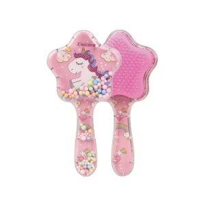 Brosse à cheveux licorne étoile