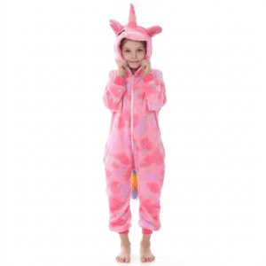 Licorne rose pyjama enfant