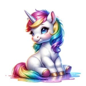 Petit stickers licorne​