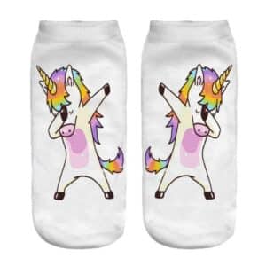 Chaussette licorne dab