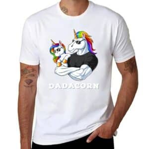 T shirt homme licorne Dadacorn