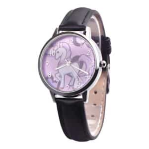 Montre licorne noire fille