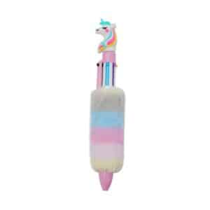 Stylo licorne fourrure