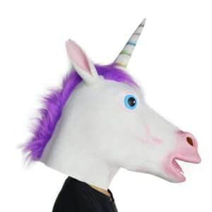 Masque latex licorne​