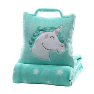 Coussin couverture licorne​