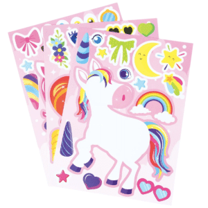Jeu de gommette licorne​