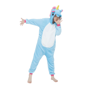 Licorne bleu pyjama enfant