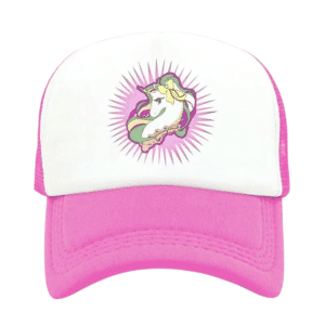 Casquette baseball femme motif licorne
