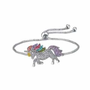Bracelet argent licorne​ femme