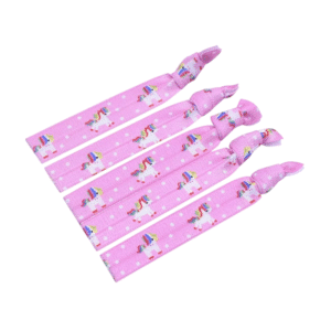 Bracelet licorne tissu anniversaire (lot de 10)