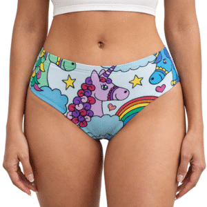 Culotte licorne​ femme bleue