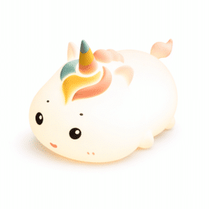 Veilleuse enfant en forme de licorne