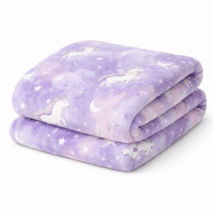 Couverture plaid licorne​ chaude