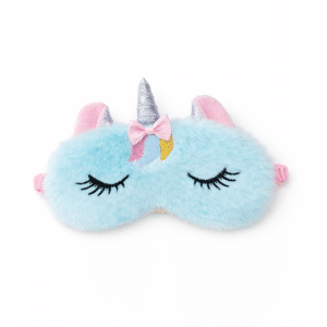 Masque sommeil licorne​ bleu
